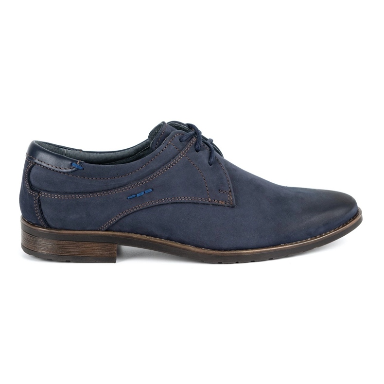 KOMODO Zapatos de hombre elegantes 877 azul marino