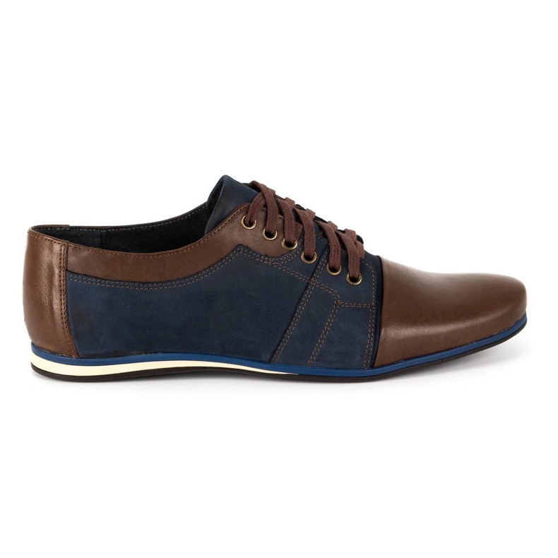 Zapatos de hombre elegantes para jeans 730 marrón