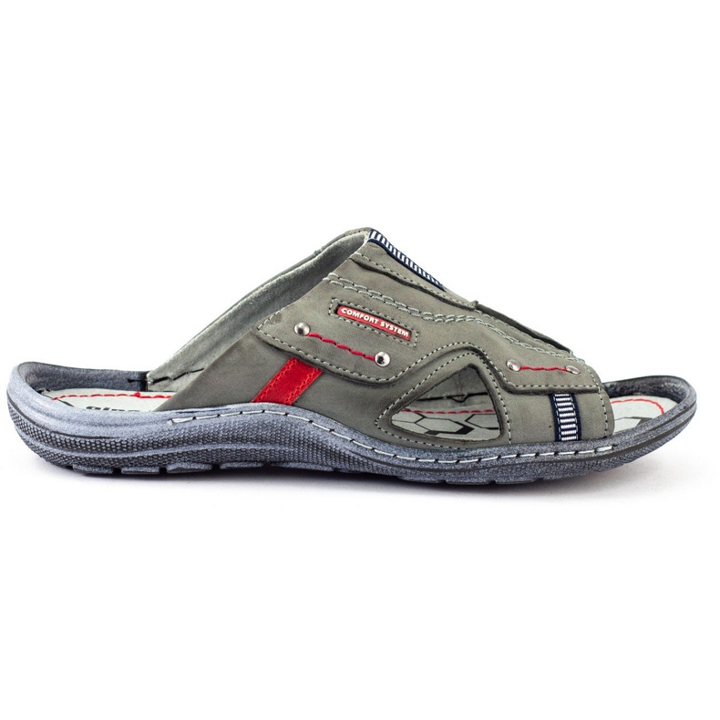 Pantuflas grises 334GT para hombre