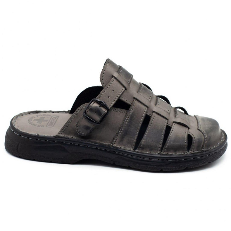 ŁUKPOL Zapatillas de hombre 860 gris