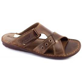 Polbut Zapatillas de hombre marrón SA05