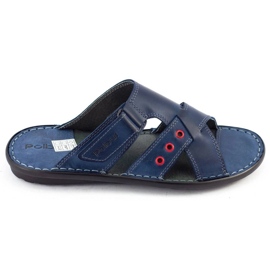 Polbut Zapatillas de hombre azul marino SA05