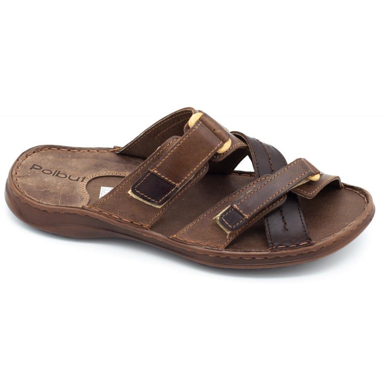 Polbut Zapatillas marrones de hombre SA06 marrón