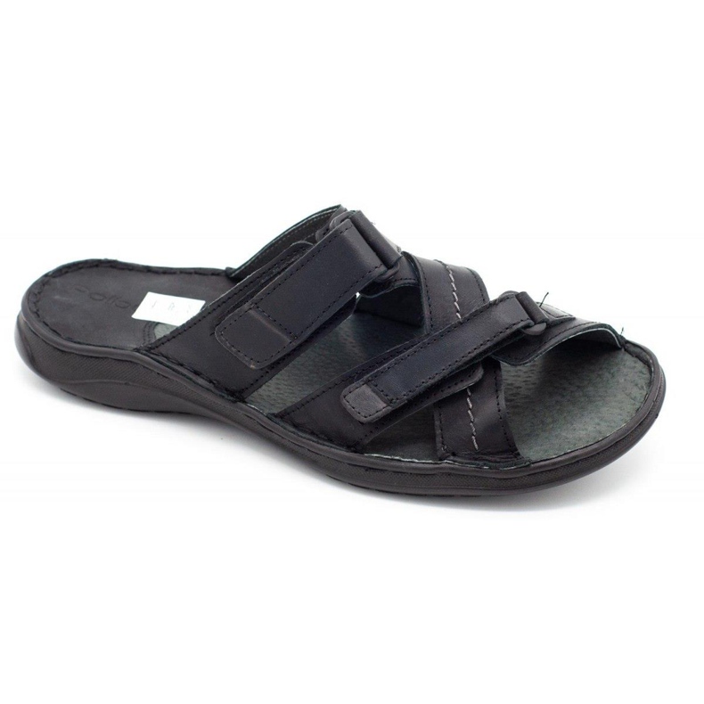 Polbut Pantuflas de hombre negras SA06 negro