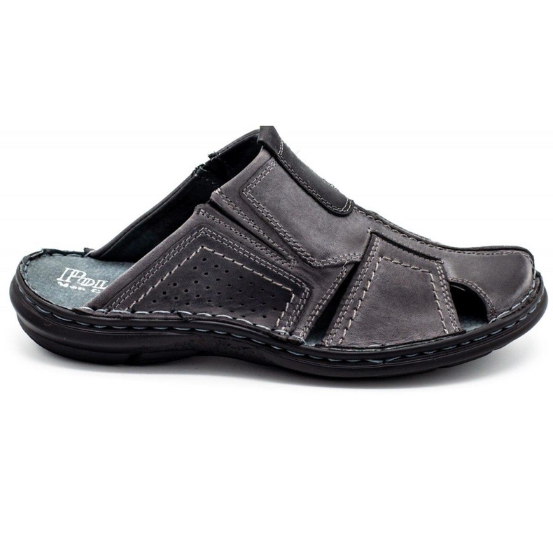 Polbut Zapatilla piel hombre 312 gris