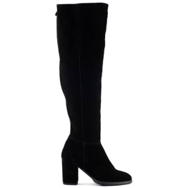 Saway Botas de mujer en el poste 63-W negro