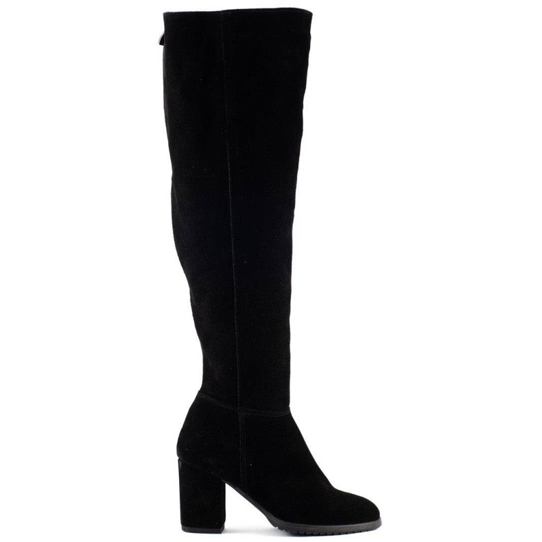 Saway Botas de mujer en el poste 63-W negro