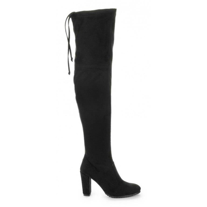 Saway Botas negras para mujer en el puesto KM229 negro