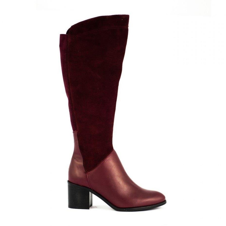 Dolce Pietro Botas de invierno para mujer 2051 burdeos rojo multicolor