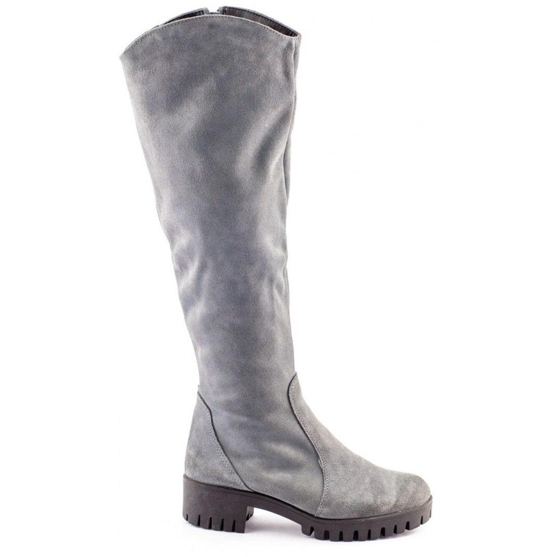 Olivier T-boots mujer tacones altos grises
