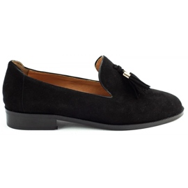 Lizard Mocasines negros 04642 de mujer