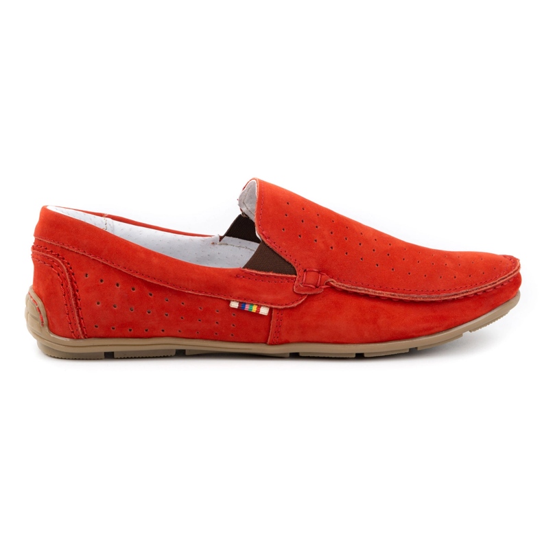 KOMODO Mocasines de hombre 890 rojo KOMODO Mocasines de hombre 890 rojo