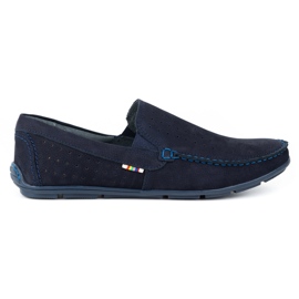 KOMODO Mocasines de hombre 890 azul marino