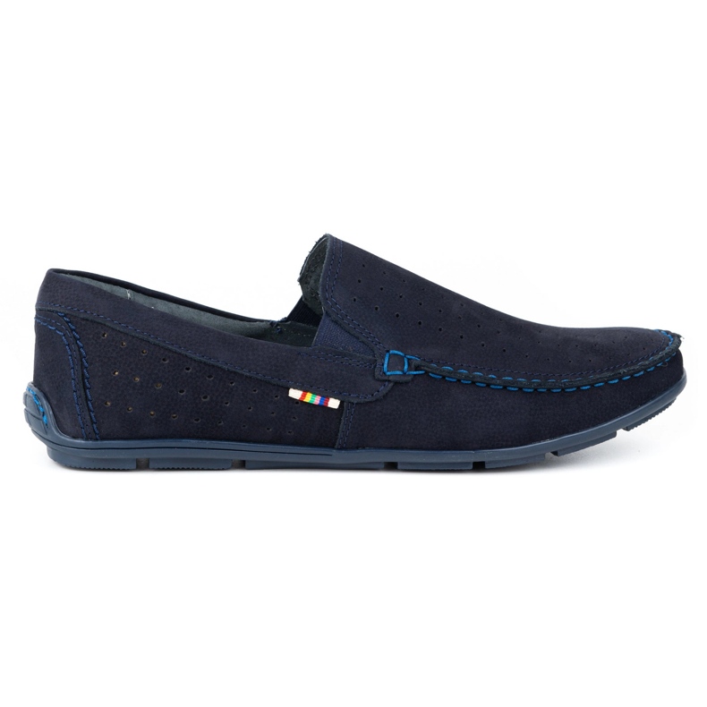 KOMODO Mocasines de hombre 890 azul marino