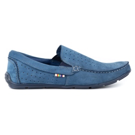 KOMODO Mocasines de hombre 890 azul