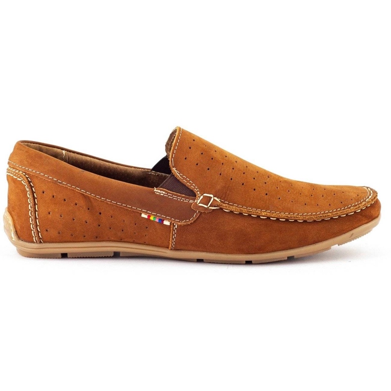 KOMODO Mocasines de hombre 890 rojo multicolor