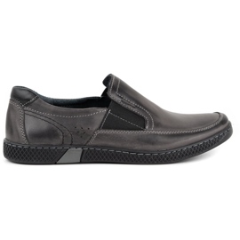 KOMODO Mocasines de hombre gris 912