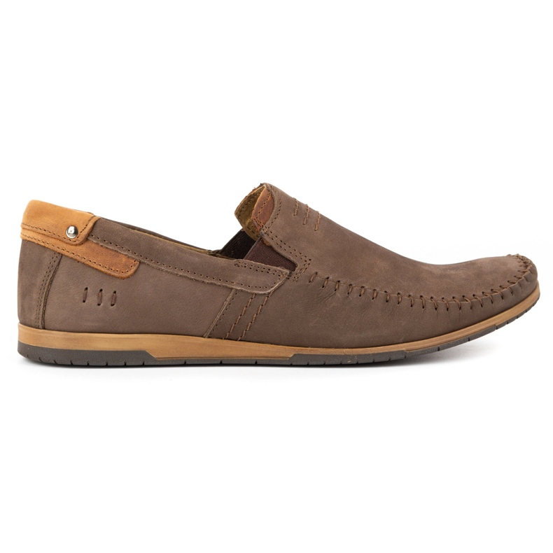 KOMODO Mocasines hombre piel 876 marrón KOMODO Mocasines hombre piel 876 marrón