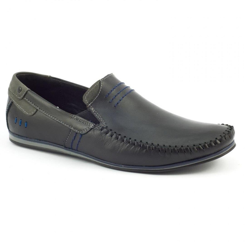 KOMODO Mocasines hombre piel negro 876