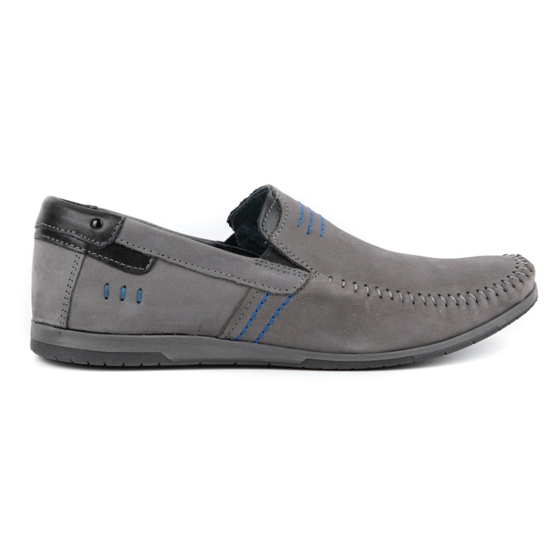 KOMODO Mocasines hombre piel 876 gris