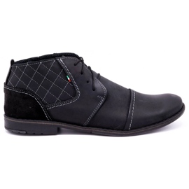 Olivier Zapatos hombre acolchados 254 negro