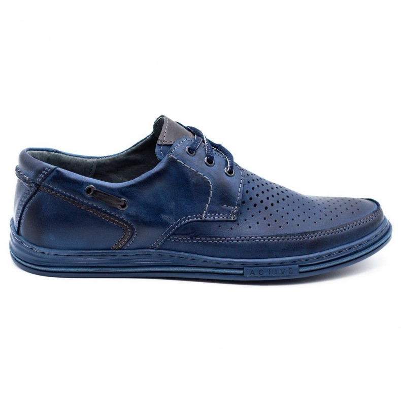 Polbut Zapatos calados hombre J44L azul marino