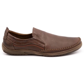 Mario Pala Mocasines Brogues para Hombre 531 Marrón