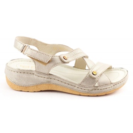 Dolce Pietro 2014 sandalias doradas para mujer dorado