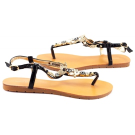 Sandalias negras 6506 para mujer negro