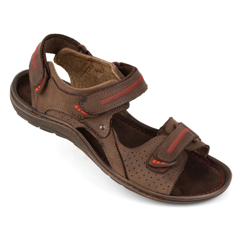 Olivier 323 sandalias de hombre marrón