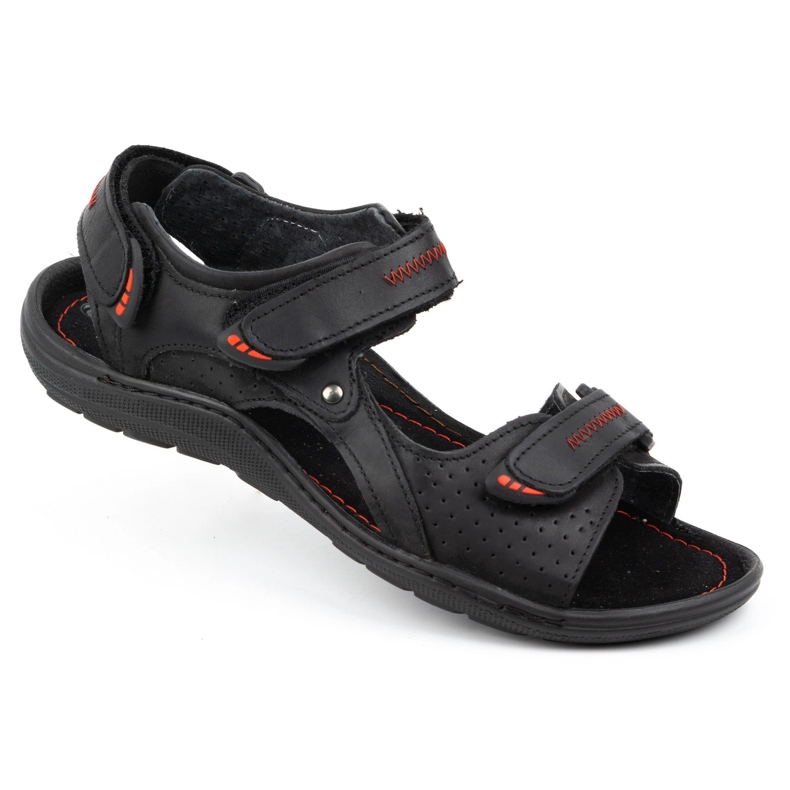 Olivier 323 sandalias de hombre negras negro