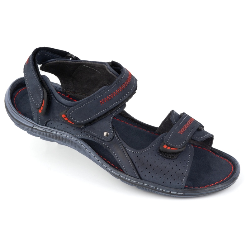Olivier 323 Sandalias hombre azul marino