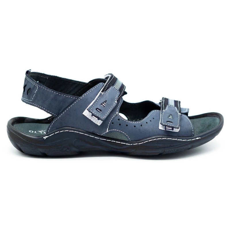 Mario Pala 448 sandalias hombre azul marino
