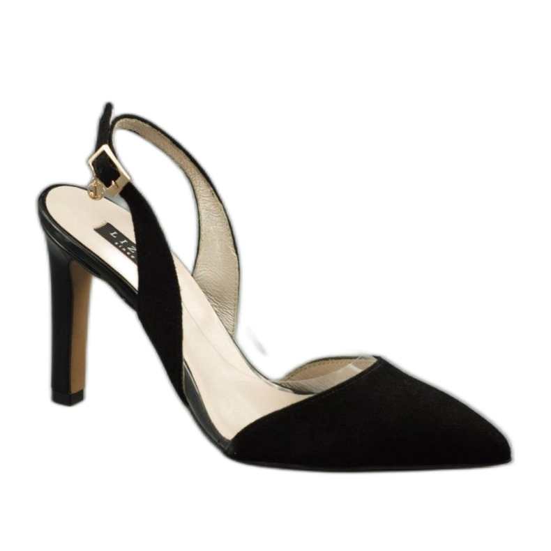 Lizard Sandalias negras de tacón 04765 negro