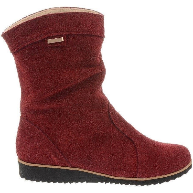 Olivier Botas de cuero Warmed by Emi Burdeos rojo Olivier Botas de cuero Warmed by Emi Burdeos rojo