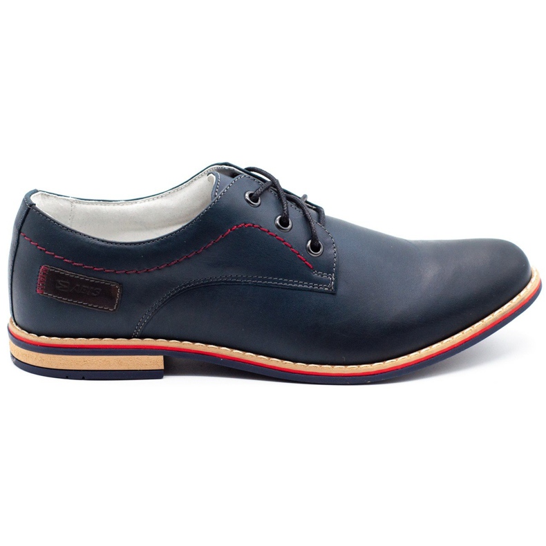 ABIS Zapatos piel hombre 4149 Grl azul marino