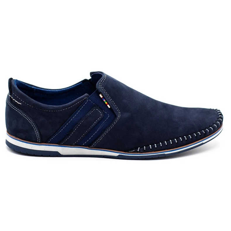 KOMODO Zapatos hombre piel 711 azul marino KOMODO Zapatos hombre piel 711 azul marino
