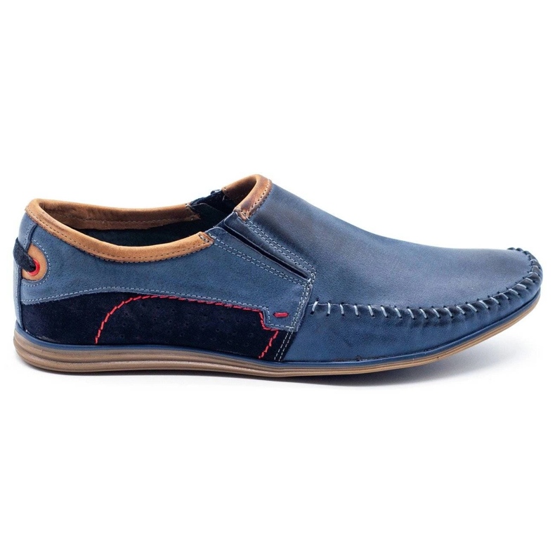 KOMODO Zapatos hombre piel 847 azul marino