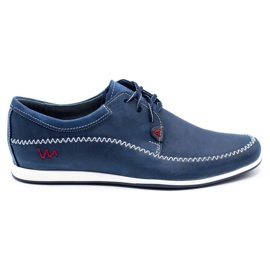 Polbut Zapatos hombre piel C22 azul marino