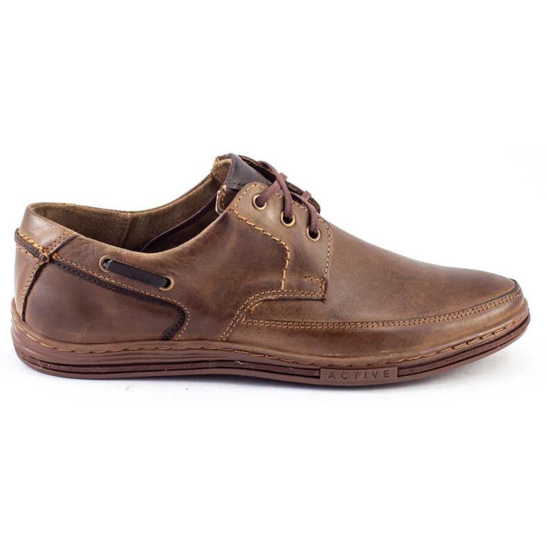 Polbut Zapatos de hombre en piel J44 Marrón
