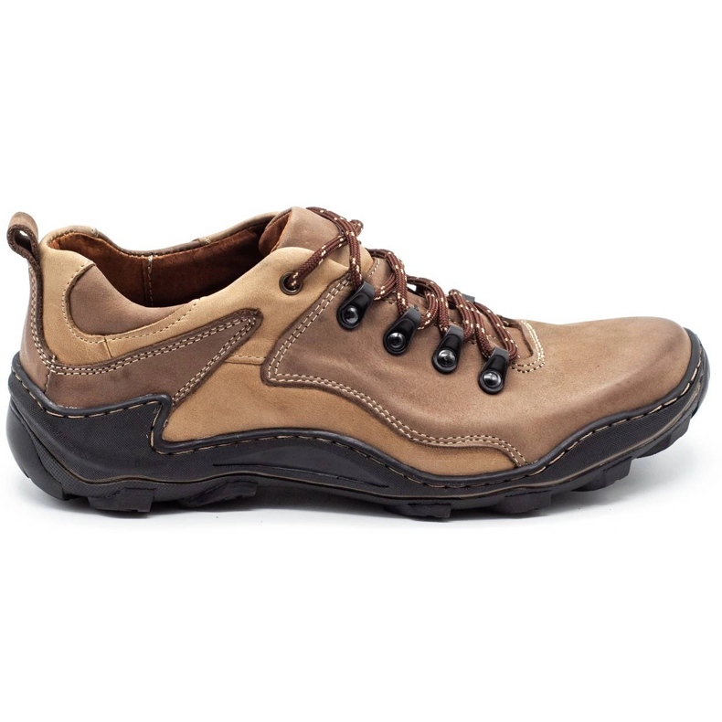 KENT Zapatos de hombre en piel Trapery 207 marrón