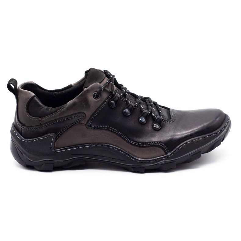 KENT Zapatos de hombre en piel Trapery 207 negro
