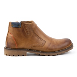Olivier Botas de nieve 815 rojo marrón