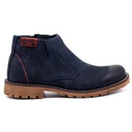 Mario Pala Botas de nieve 815 azul marino