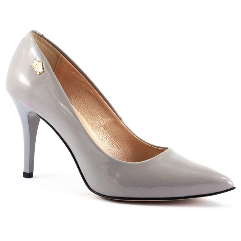 Saway Tacones altos de mujer 2333 gris claro