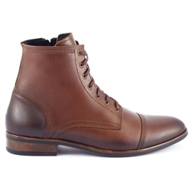 KENT Botas Chelsea de invierno 287D Marrón