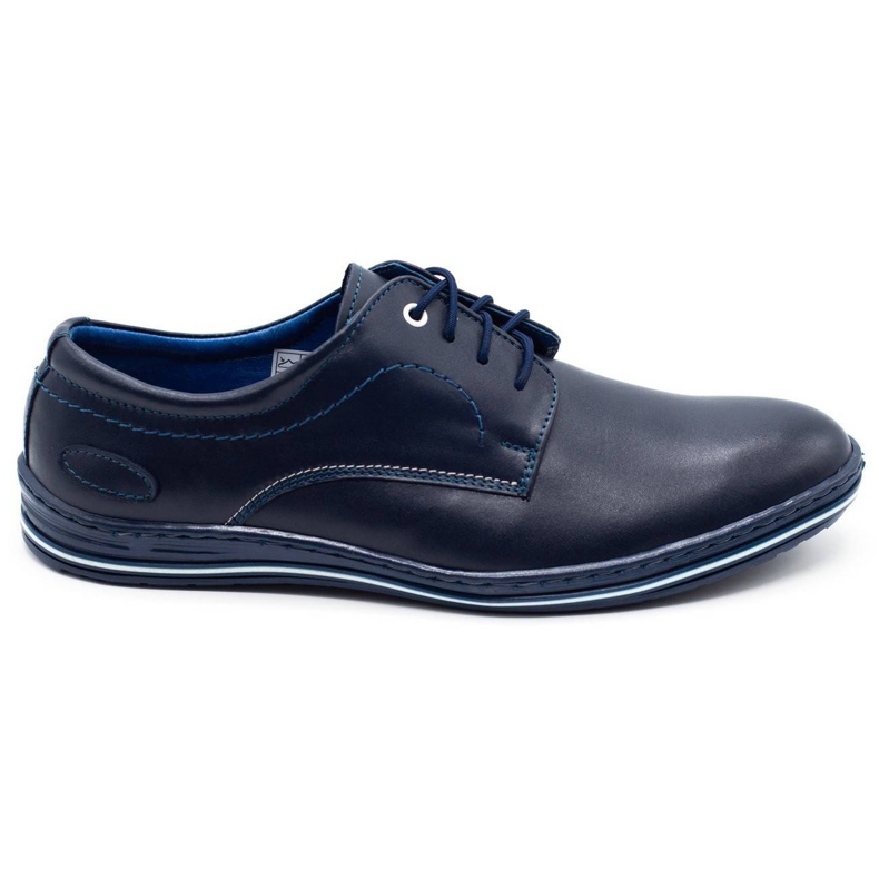 Lukas Zapato piel premium hombre 295 azul marino