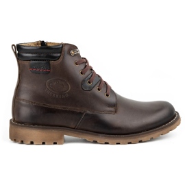 Mario Pala Botas de invierno 754 marrón oscuro