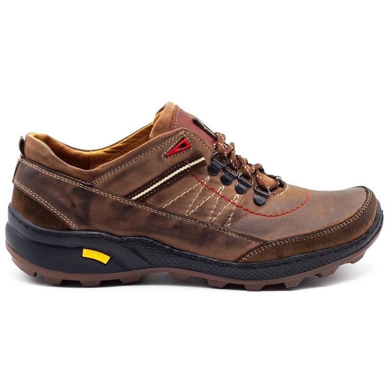 Olivier Zapatos de senderismo para hombre 274GT marrón
