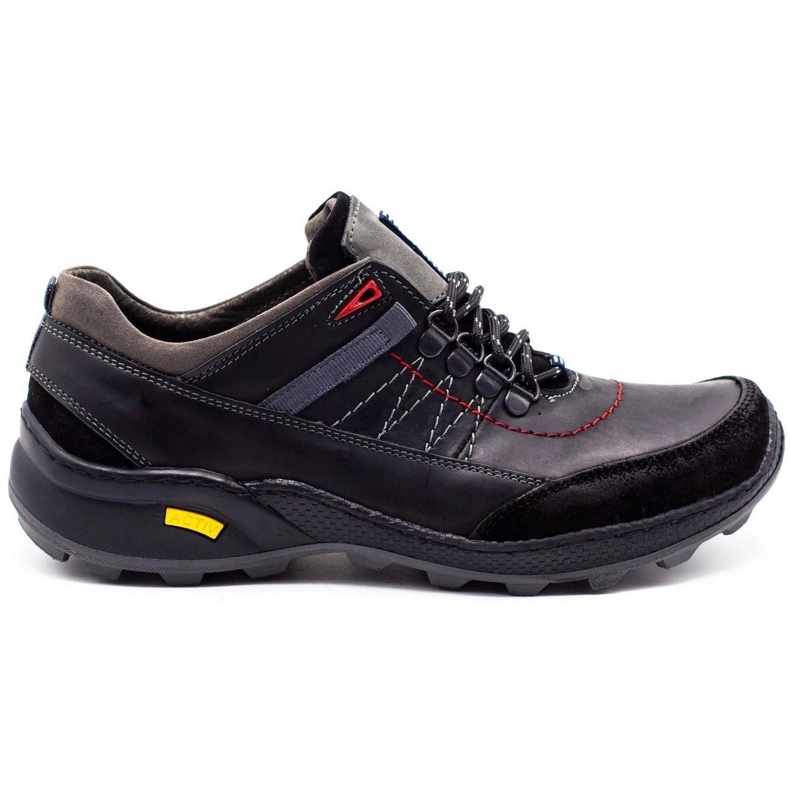 Olivier Zapatos de trekking 274GT negro para hombre